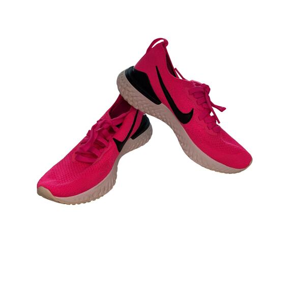 nike react neon pink